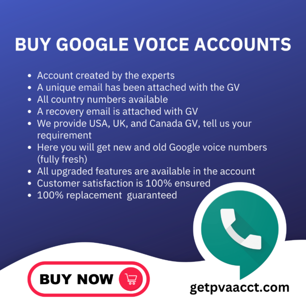 Buy Google Voice Accounts - getpvaacct